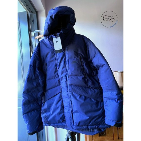 NWT $350 NIKE SPORTSWEAR DOWN JACKET XXL STORM-FIT CITY SERIES HOODED